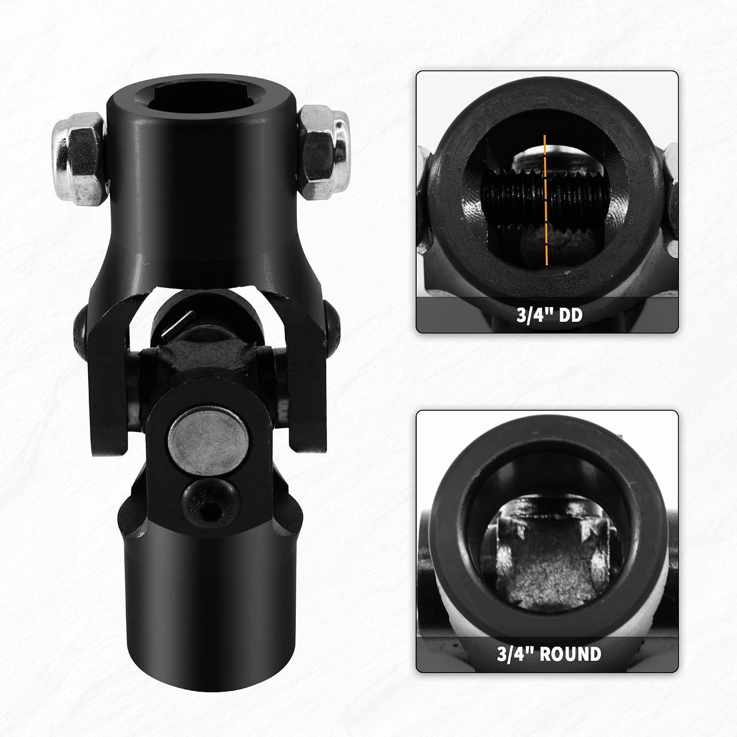 Junta en U redondo negro 3/4 DD 3.780"
