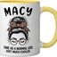 Taza Cerámica Nombre Chica Cool Amarillo/Blanco
