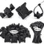 Bloque nylon brida cables compat 8020 12 set