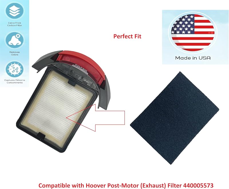 Filtro carbón activado comp Hoover Uh71200 Uh71300