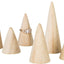 6 Soportes Madera Anillos Triangular Moderno Tocador
