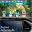 4 Pzas Adornos Pingüino para Espejo Retrovisor Coche