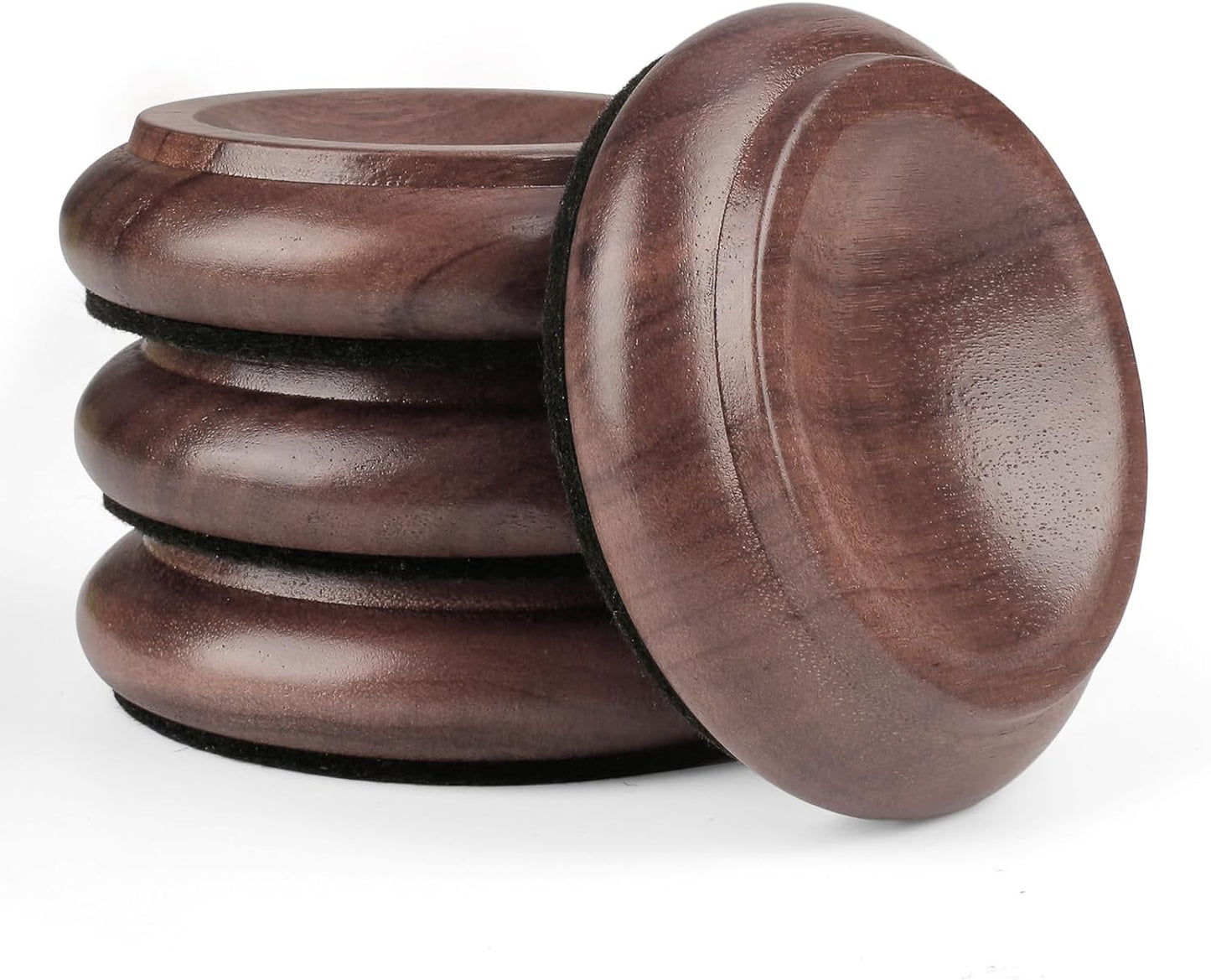 Almohadillas madera maciza set 4 para muebles
