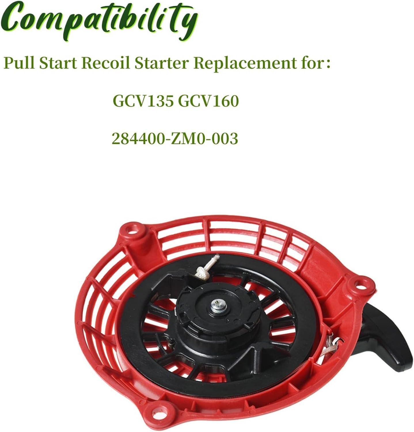 Reemplazo arranque retroceso motor Honda GCV135 GCV160