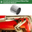 Codo escape acero inox 304 3.5" a 4" tono plateado