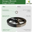Kit 2 ruedas plástico 14x1.75pulg cortacésped carretilla