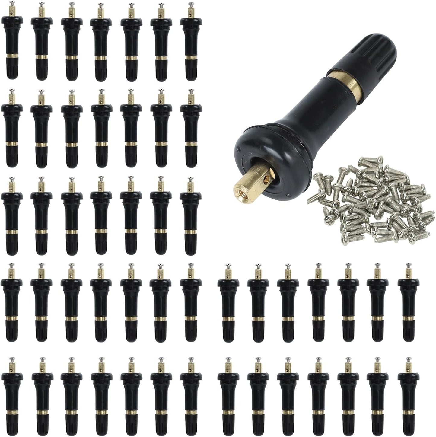 Sensor TPMS con válvulas goma Snap-in GM Chevy 50 Uds