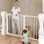 Puerta bebé escaleras ajustable 75-131cm con cierre