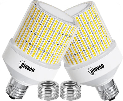 2 Bombilla LED 700W equivalente 9800LM E26/E39 exterior