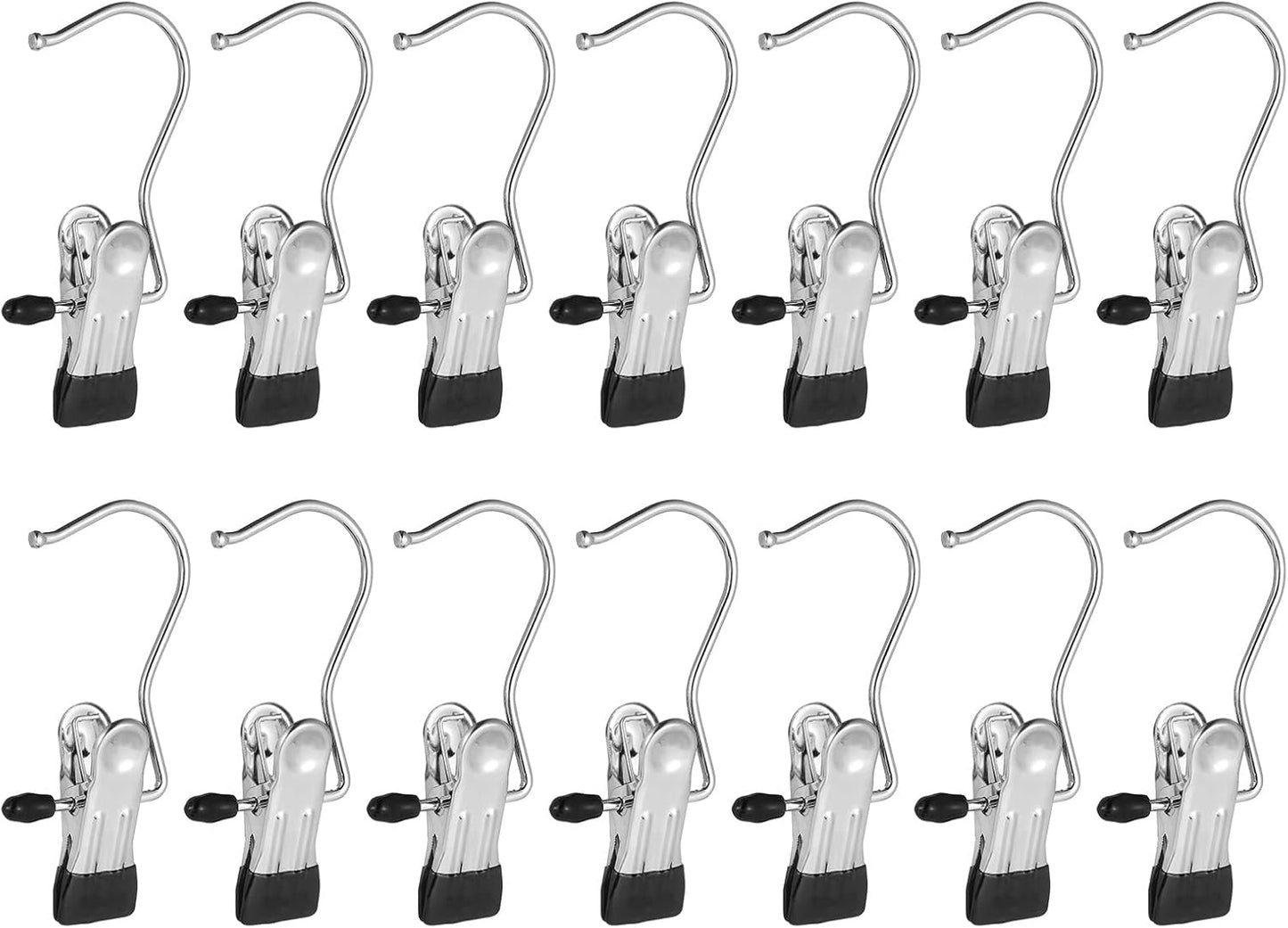 50 Ganchos organizadores para botas armario con clips