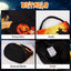 Bolsas regalo tela con luz LED plegable Halloween negro