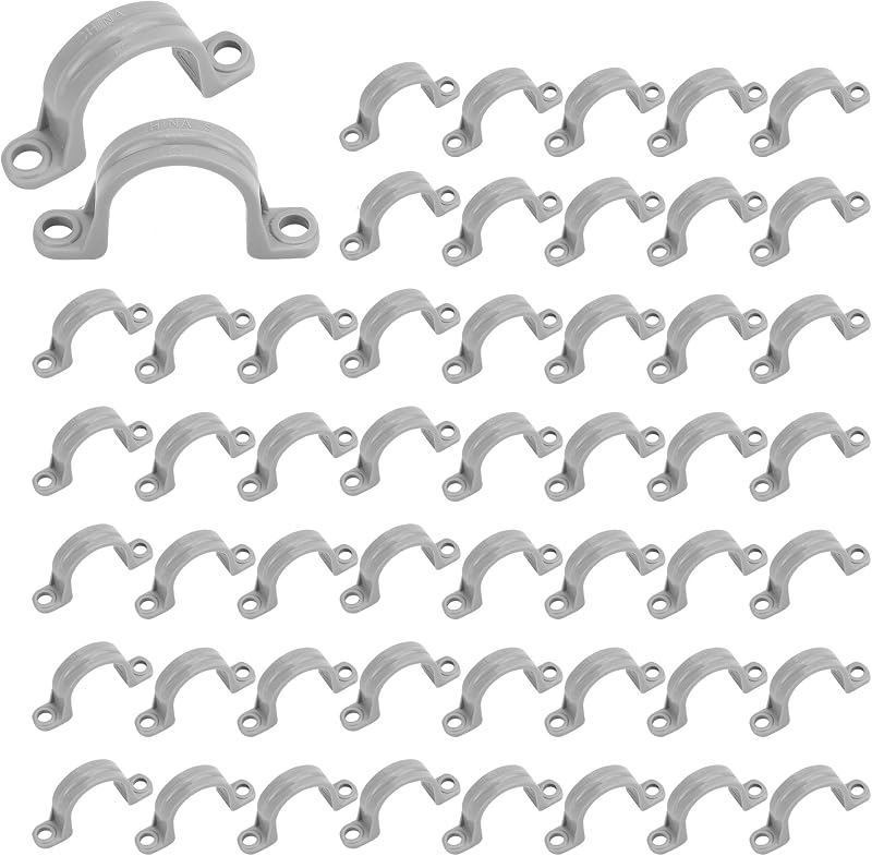 100 Correas Tubo PVC 1/2pulg 2 Agujeros Resistentes