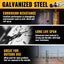 Bandas tensión cadena 1-5/8 pulg galvanizadas para tubo 1-5/8