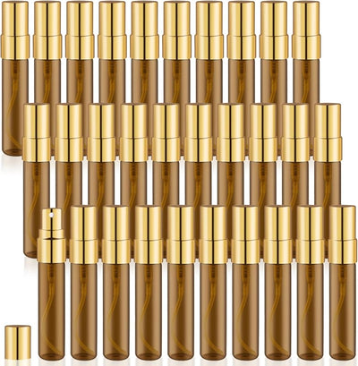 30 Botellas Vidrio con Atomizador Perfume Viaje 0.2oz
