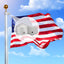 Camión poste bandera aluminio 2pulg plateado