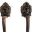 Set Herrajes Puerta Frontal Cobre Antiguo