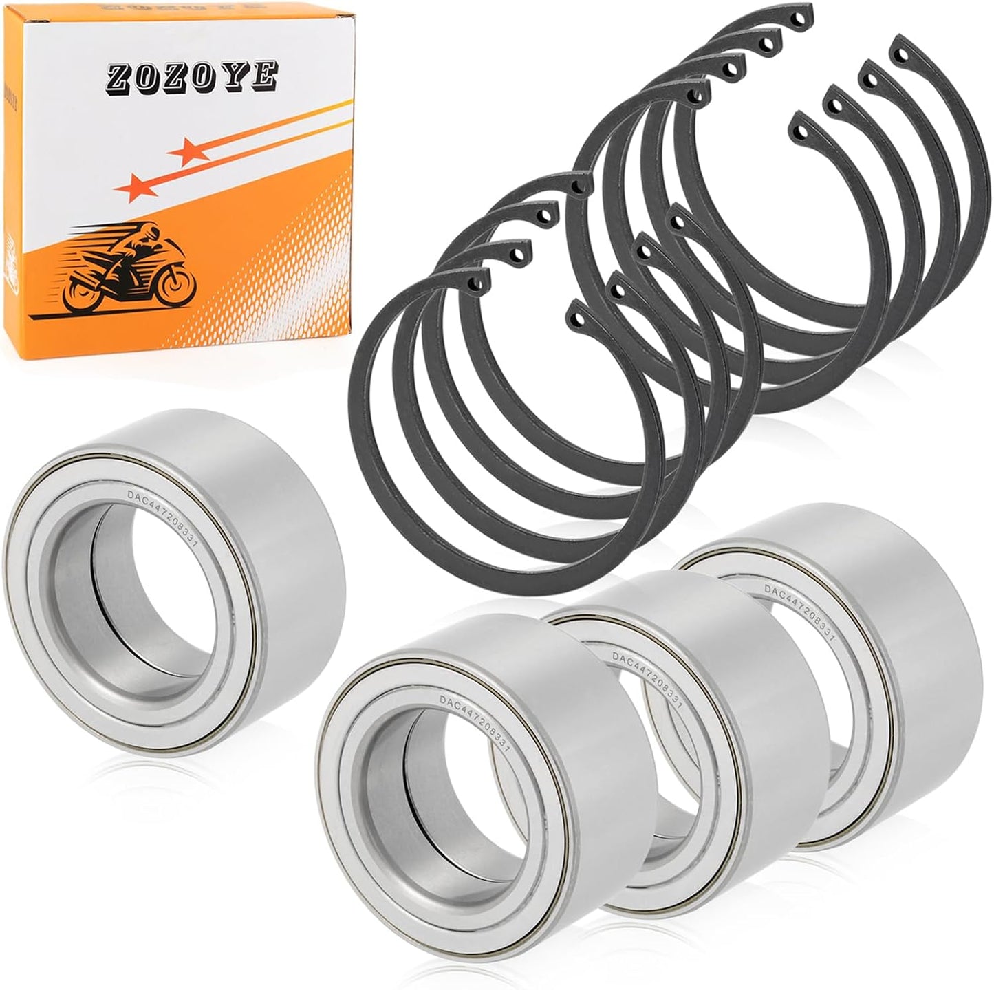 4 Rodamientos rueda CIRCLIP comp Polaris General 1000 RZR
