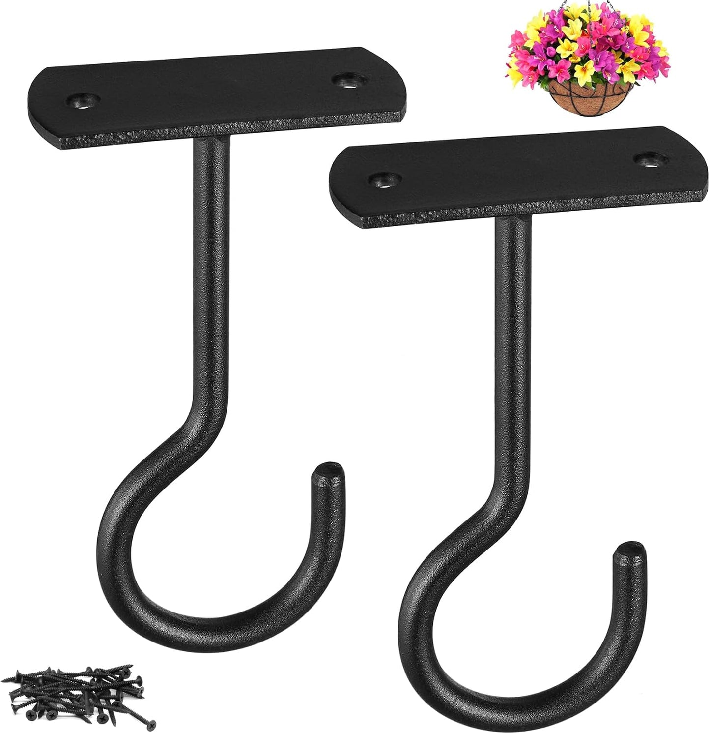 Ganchos techo pared 4pulg para luces macetas y campanas