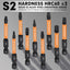 Set 12 Brocas Cuadradas S2 Acero Aleado Cabezales Magnéticos