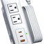 Tira alimentación empotrada con USB C 20W y USB A para mesa
