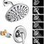 Set grifo ducha 6 pulg cromo pulido alta presi