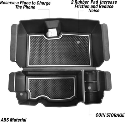 Organizador consola Jeep JL JLU 2018-26 y Gladiator JT 2020-23