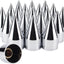 Cubiertas tuercas lengüeta 33mm x 4 1/4 cromadas