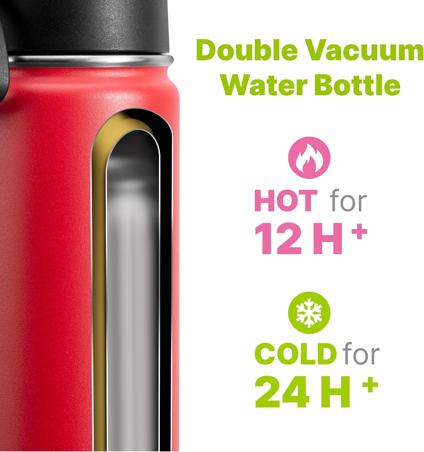 Botella agua niños acero inox 12oz doble aislamiento