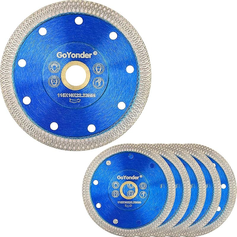 6 Uds Sierra Cerámica 4.5pulg para Azulejos Porcelana