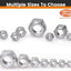Tuercas bloqueo hex 3/8-16 acero inox 304 brillante