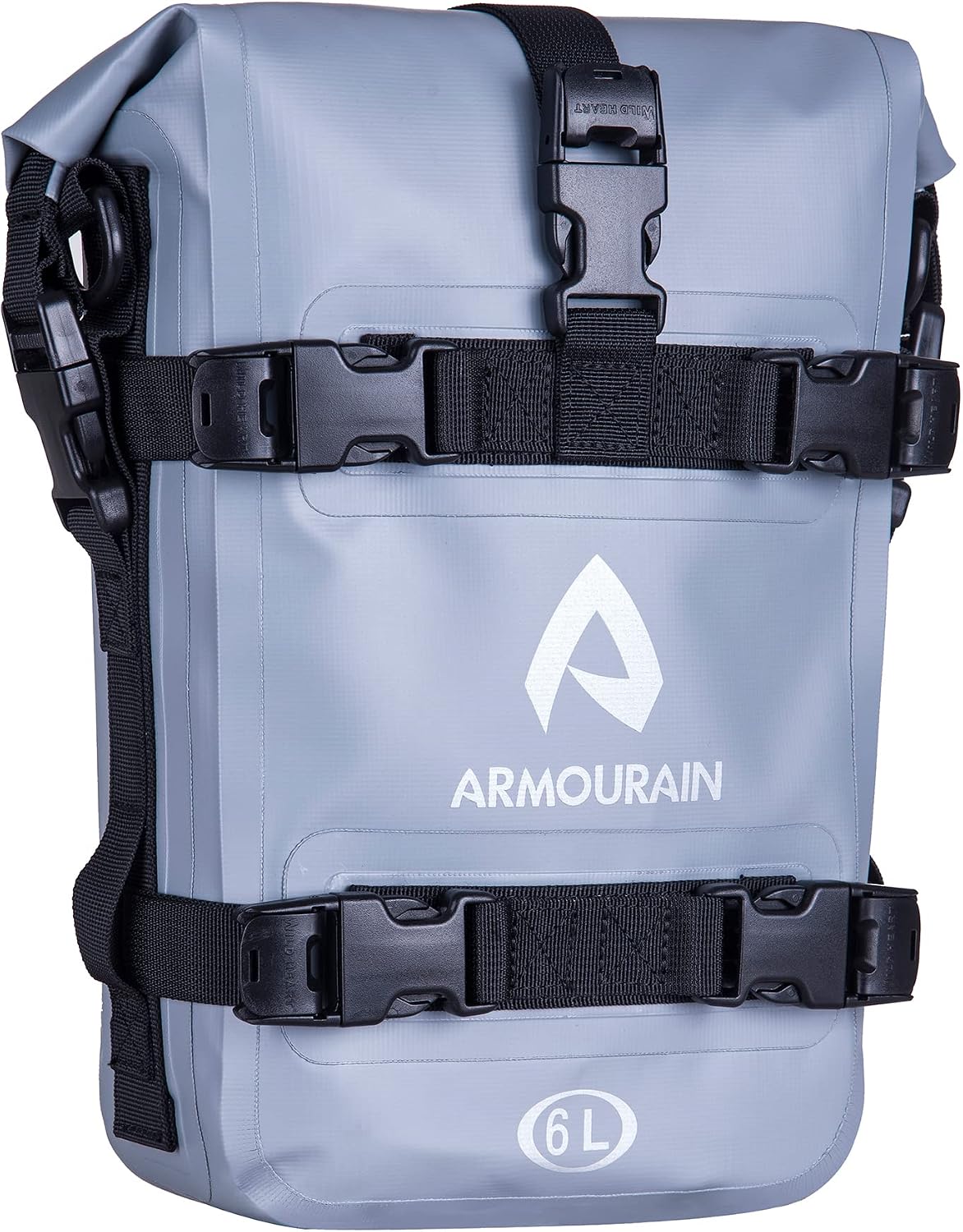 Bolsa parachoques impermeable motocicleta 6L con correa