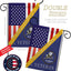 Bandera jardín Seabees USN doble cara decoración