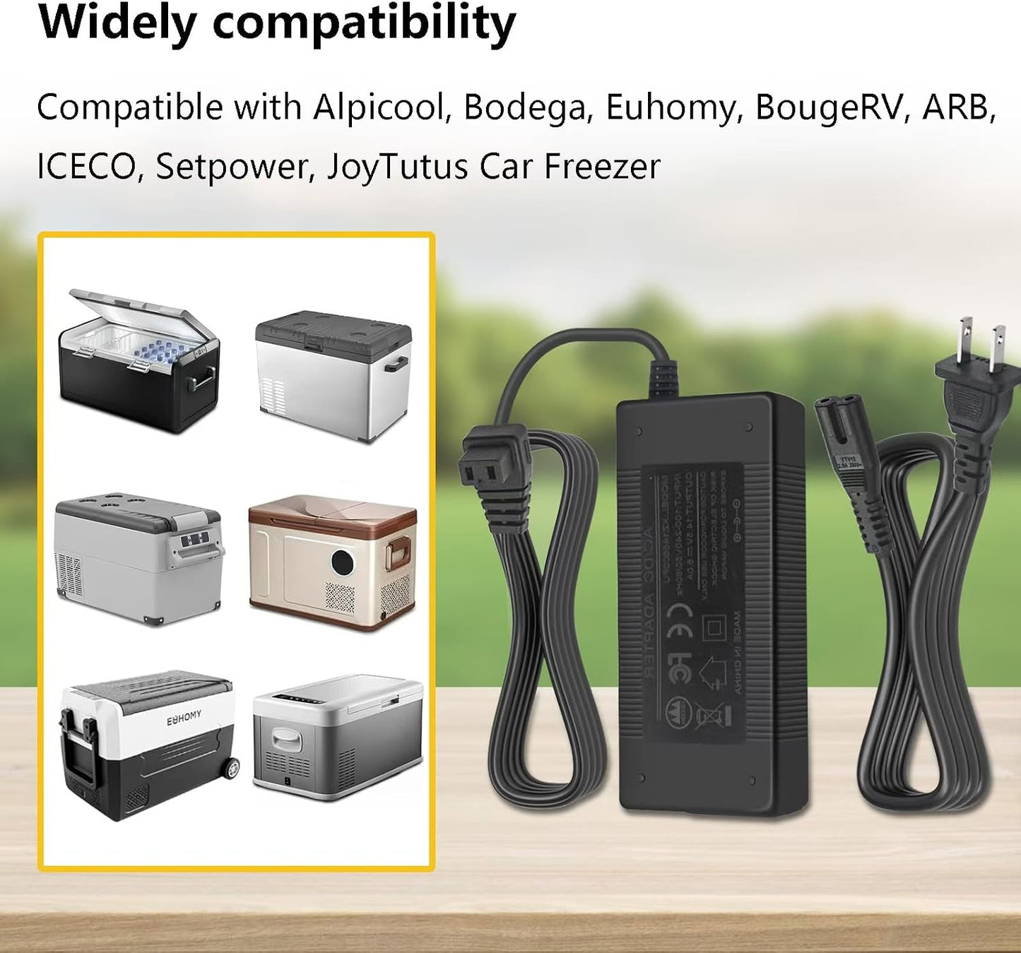 Adaptador CA 14.5V para refrigerador coche Alpicool Bodega