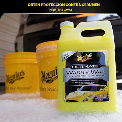 Lavado y cera para autos 1gal brilla y protege pH equilibrado