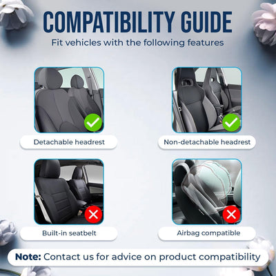 Fundas asientos delanteros tipo cubo para coche navideño