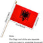 Banderas Albania 5x8" pack 12