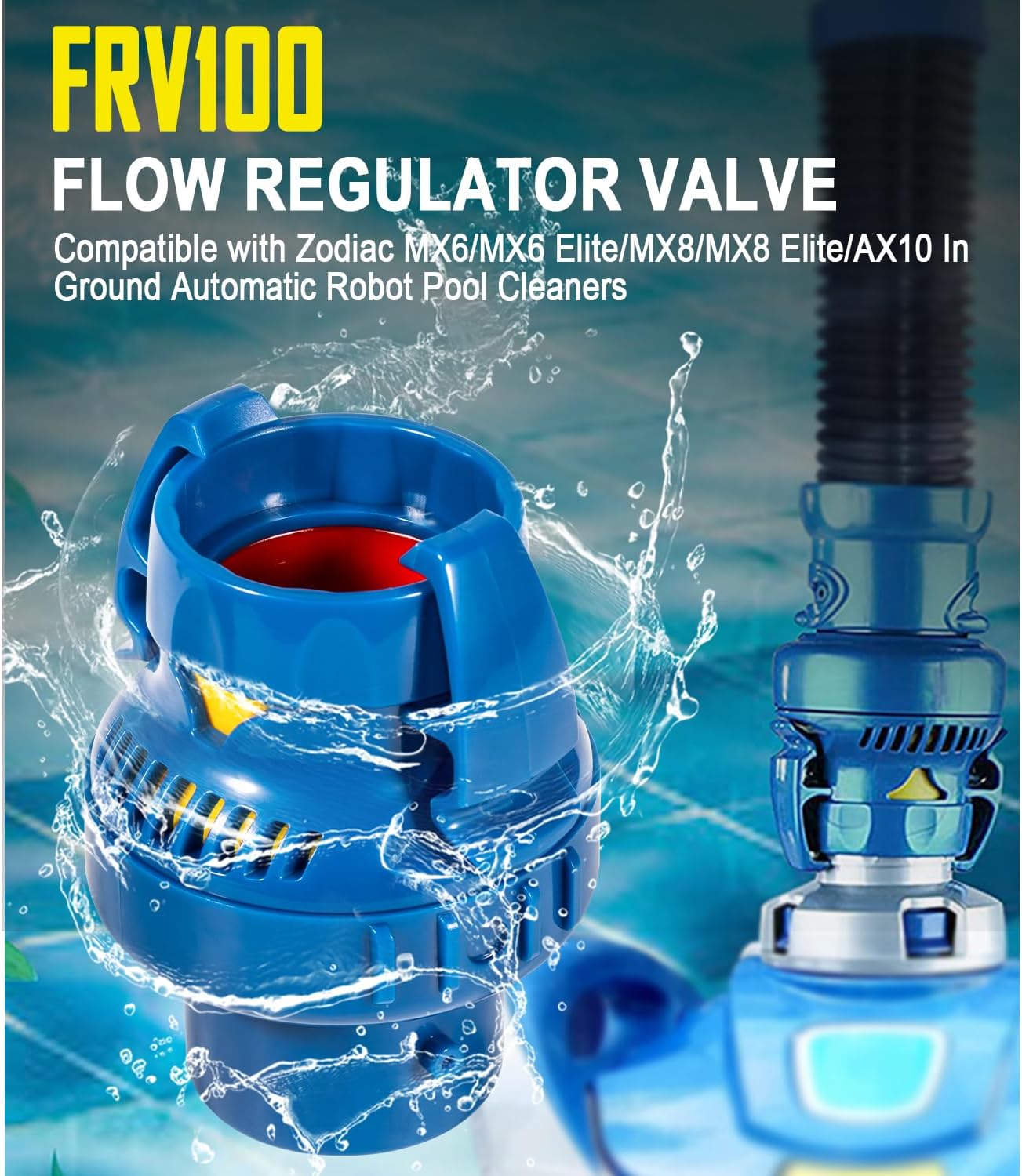 Válvula reguladora flujo FRV100 comp Zodiac MX6 AX10