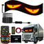 Luz ojos diablo LED flexible parabrisas coche 4.72x23.23"