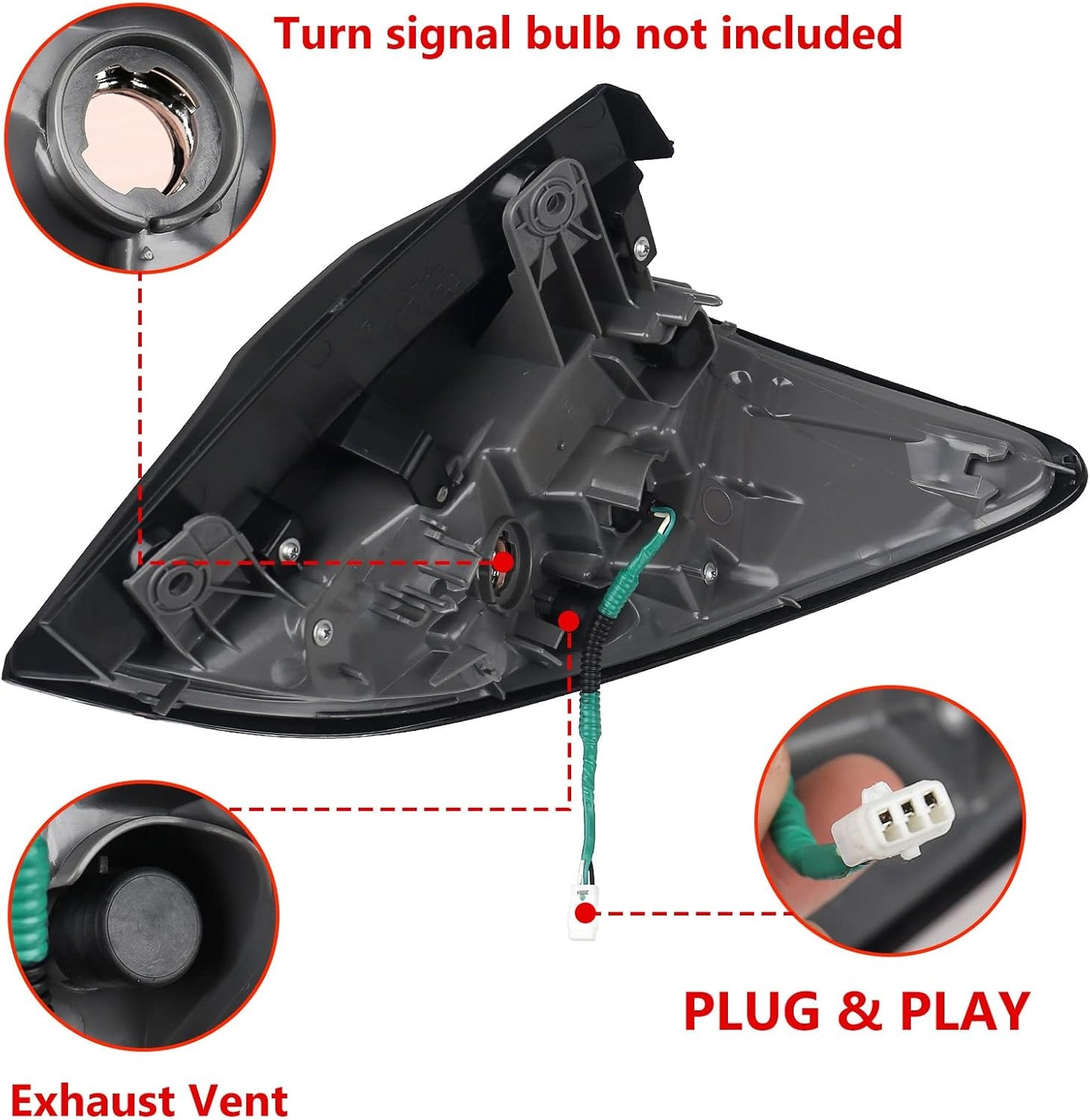 Luz trasera exterior Honda HRV lado conductor