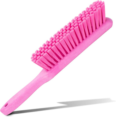 Cepillo suave para mostrador 8pulg polvo mango 5pulg rosa