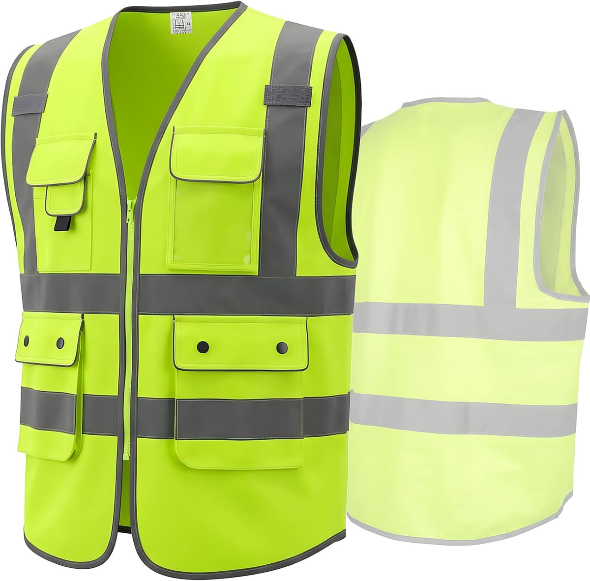 Chaleco seguridad alta visibilidad clase 2 XXL amarillo