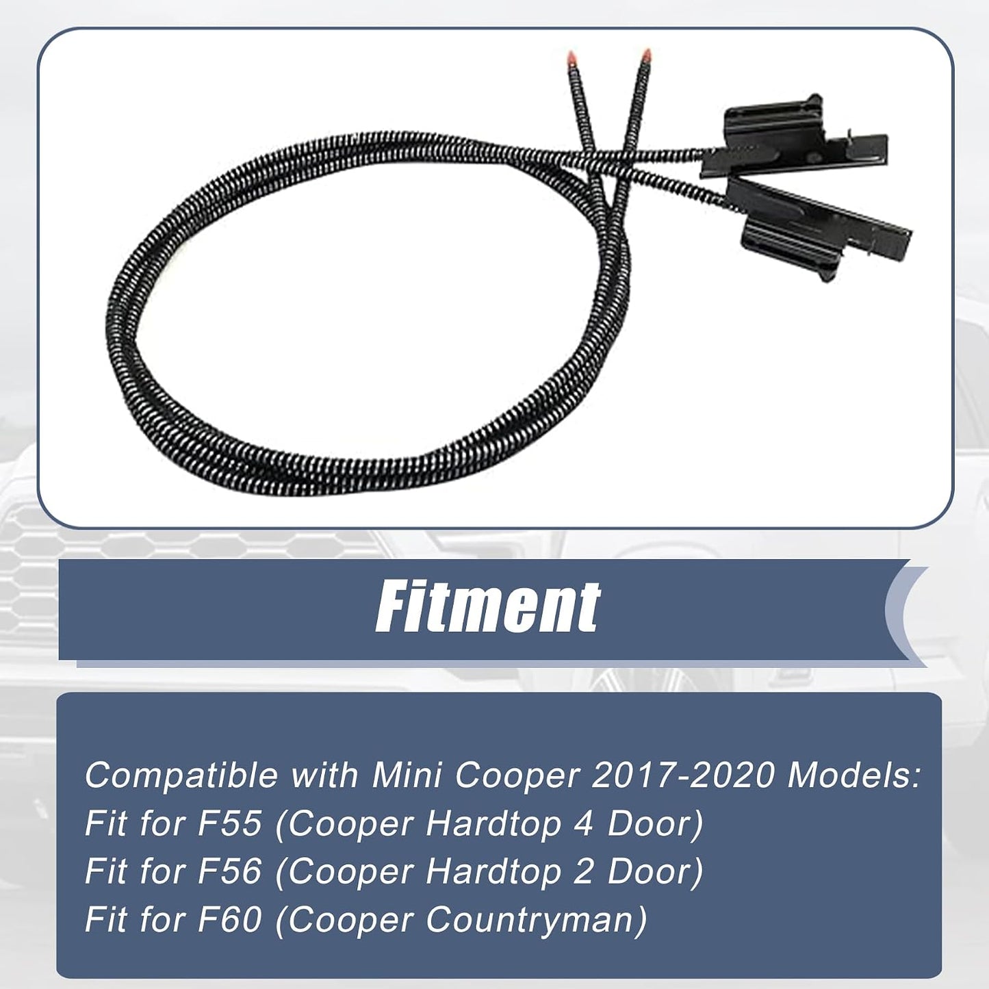 2 Cables Vidrio Techo Corredizo Mini Cooper F55 F56