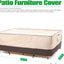 Funda mueble patio impermeable UV 90x60x27.5pulg