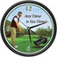 Reloj pared golf club regalo guante bola