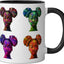 Taza Cerámica para Mujer Negro/Blanco
