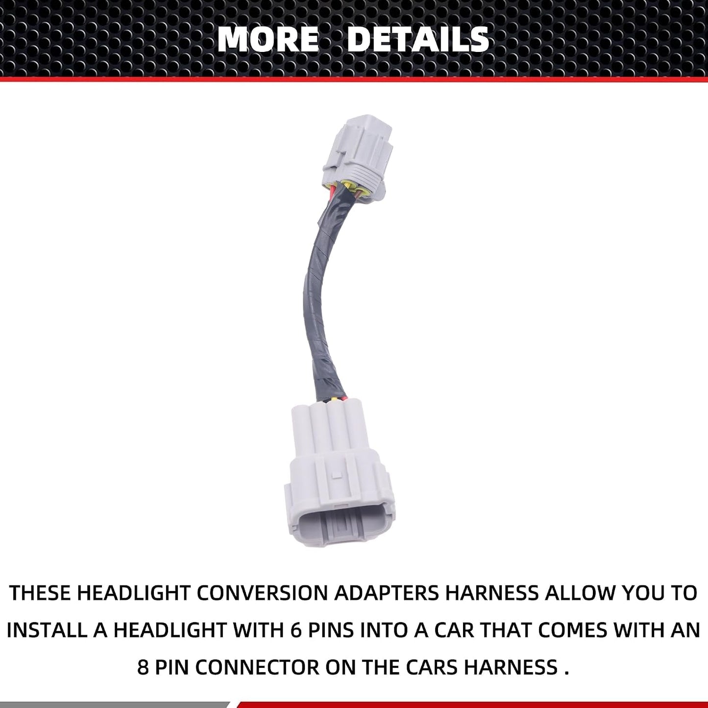 2 Adaptadores faros delanteros Nissan 350z HID a halógeno