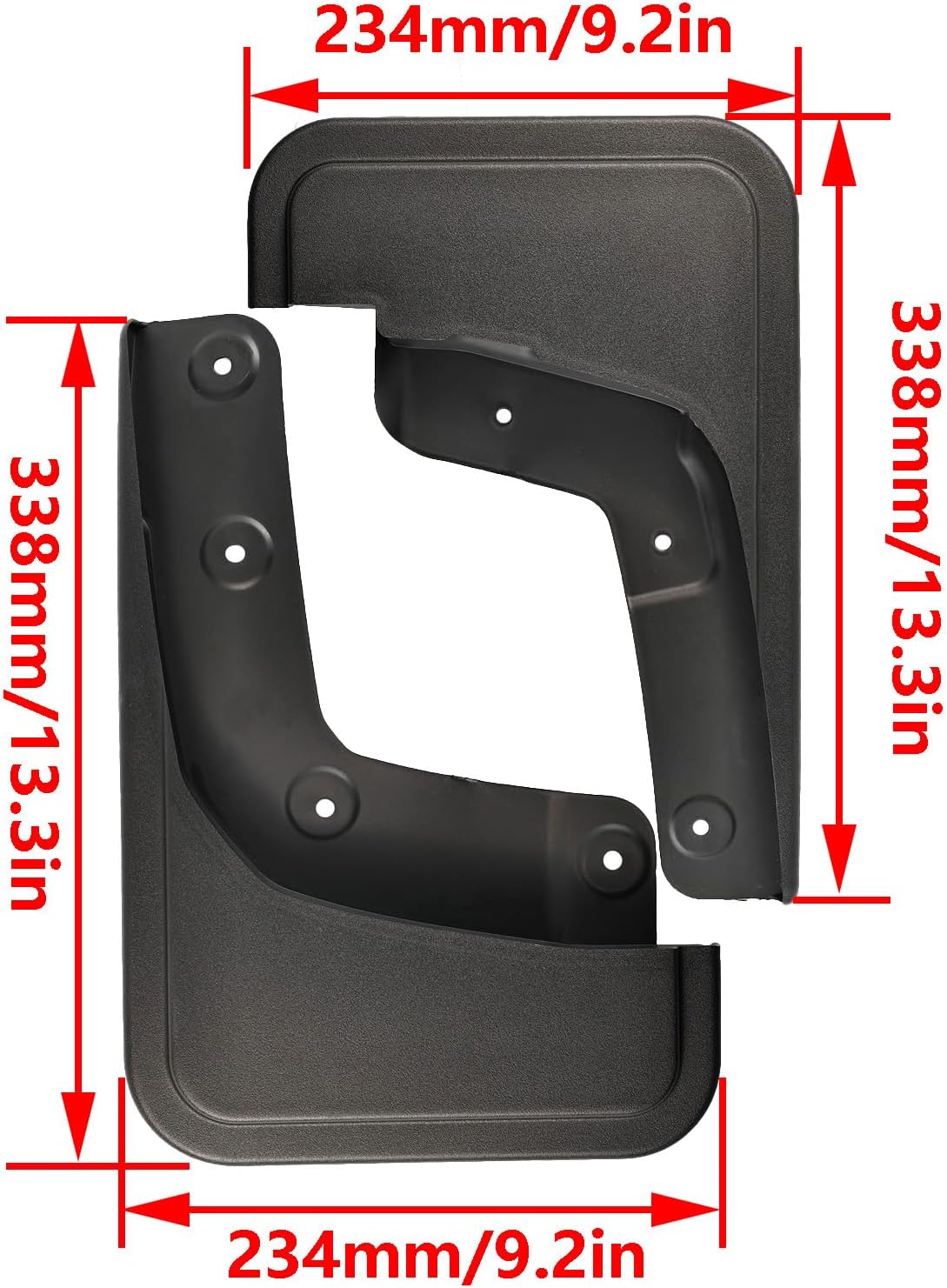 4 Pzas Aletas Guardabarros Ford Ranger 2024-25