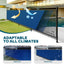 Pantalla privacidad valla 5x12ft malla cortavientos azul