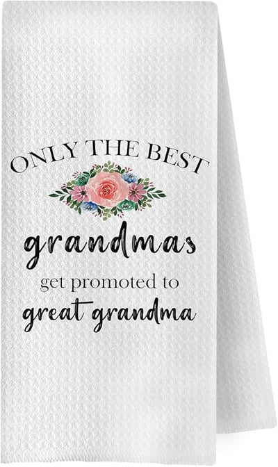 Toallas cocina decorativas tejido gofre regalo abuela