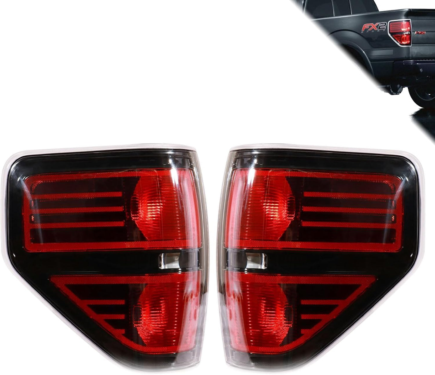 Luces traseras Ford F150 09-14 Lente humo